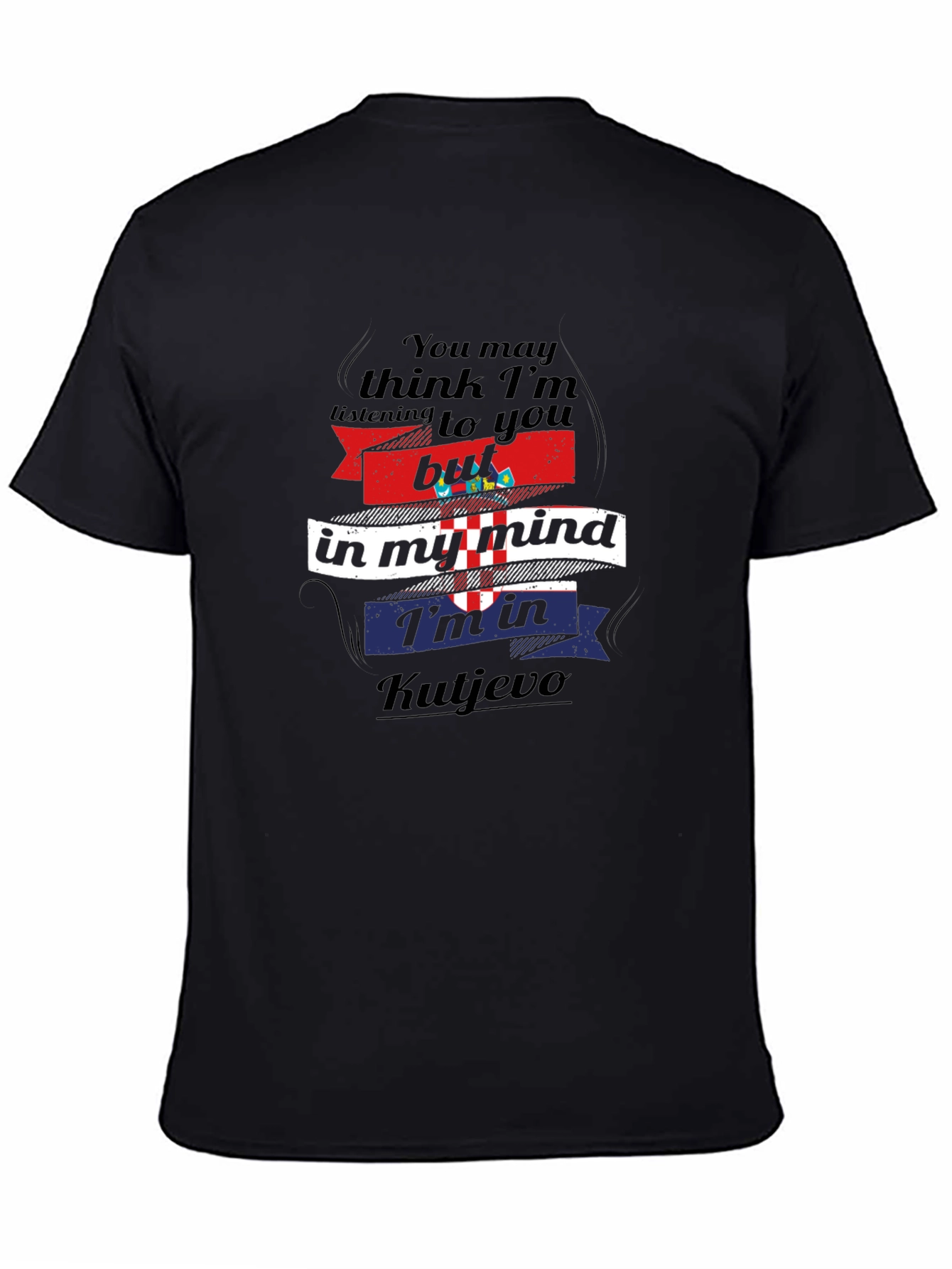 Kutjevo Mind T-Shirt - Croatia Flag Design