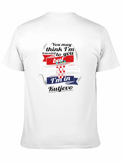 Kutjevo Mind T-Shirt - Croatia Flag Design