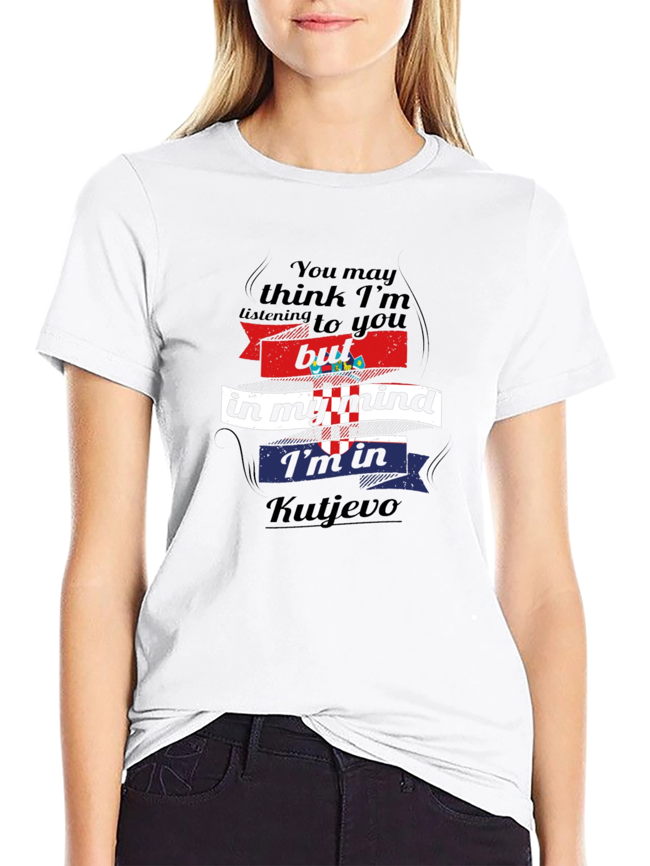 Kutjevo Mind T-Shirt - Croatia Flag Design