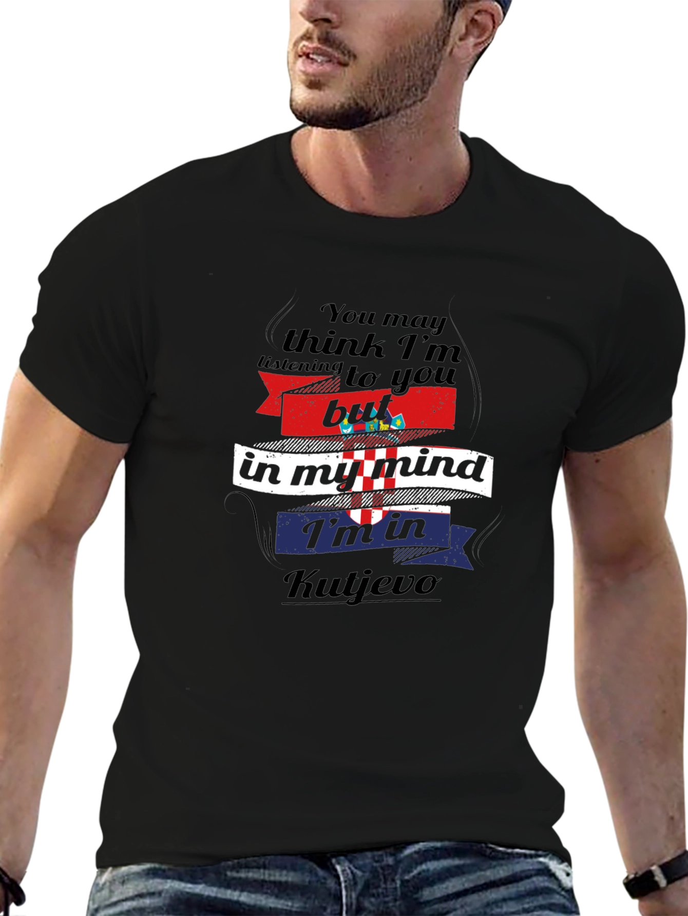 Kutjevo Mind T-Shirt - Croatia Flag Design