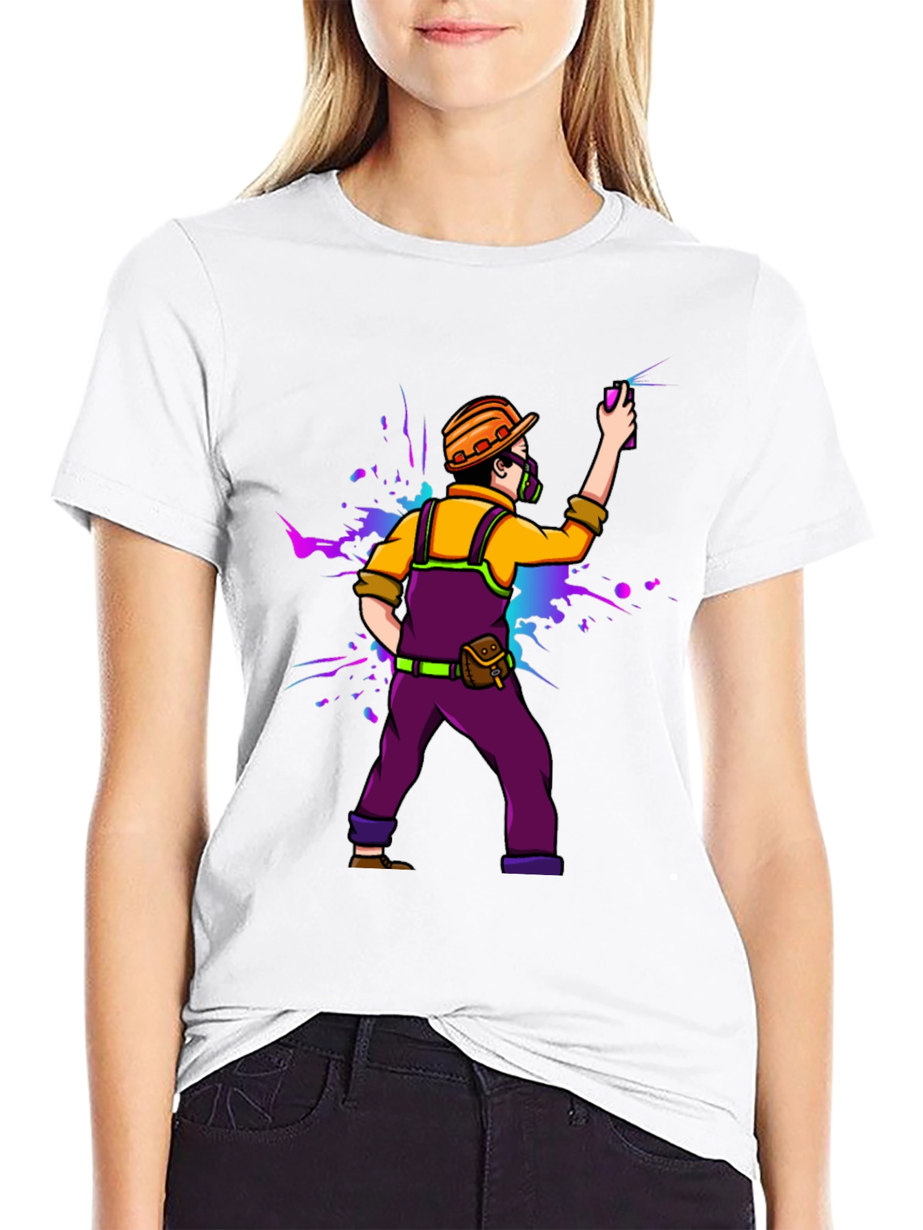 Cool Graffiti Artist Graphic T-Shirt