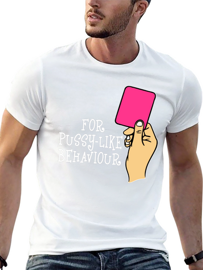 Red Card Warning Funny Graphic Tee