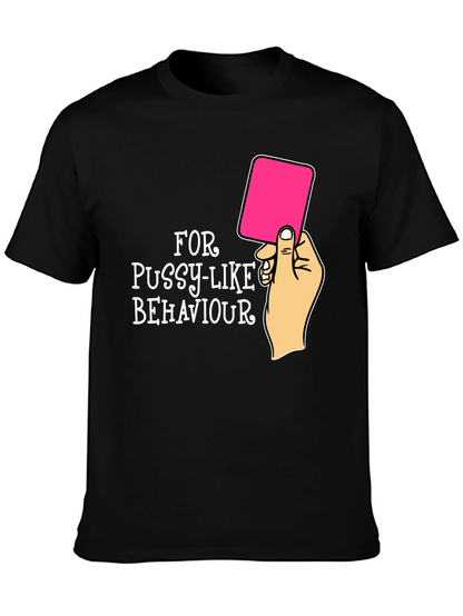 Red Card Warning Funny Graphic Tee
