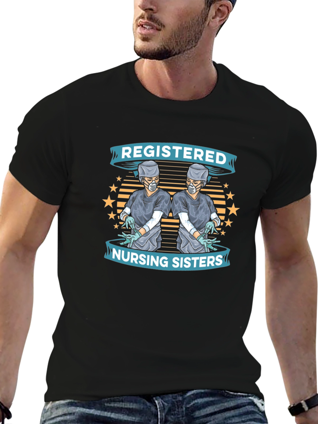 Registered Nursing Sisters Black T-Shirt