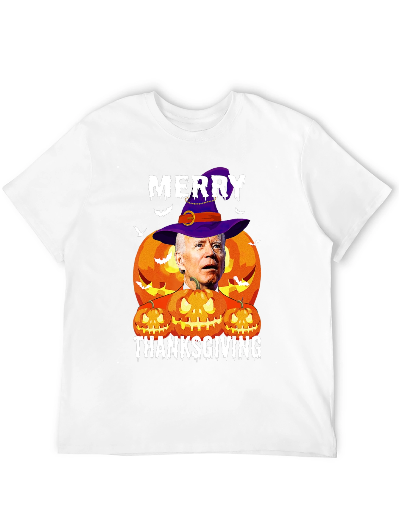 Merry Thanksgiving Biden Pumpkin T-Shirt