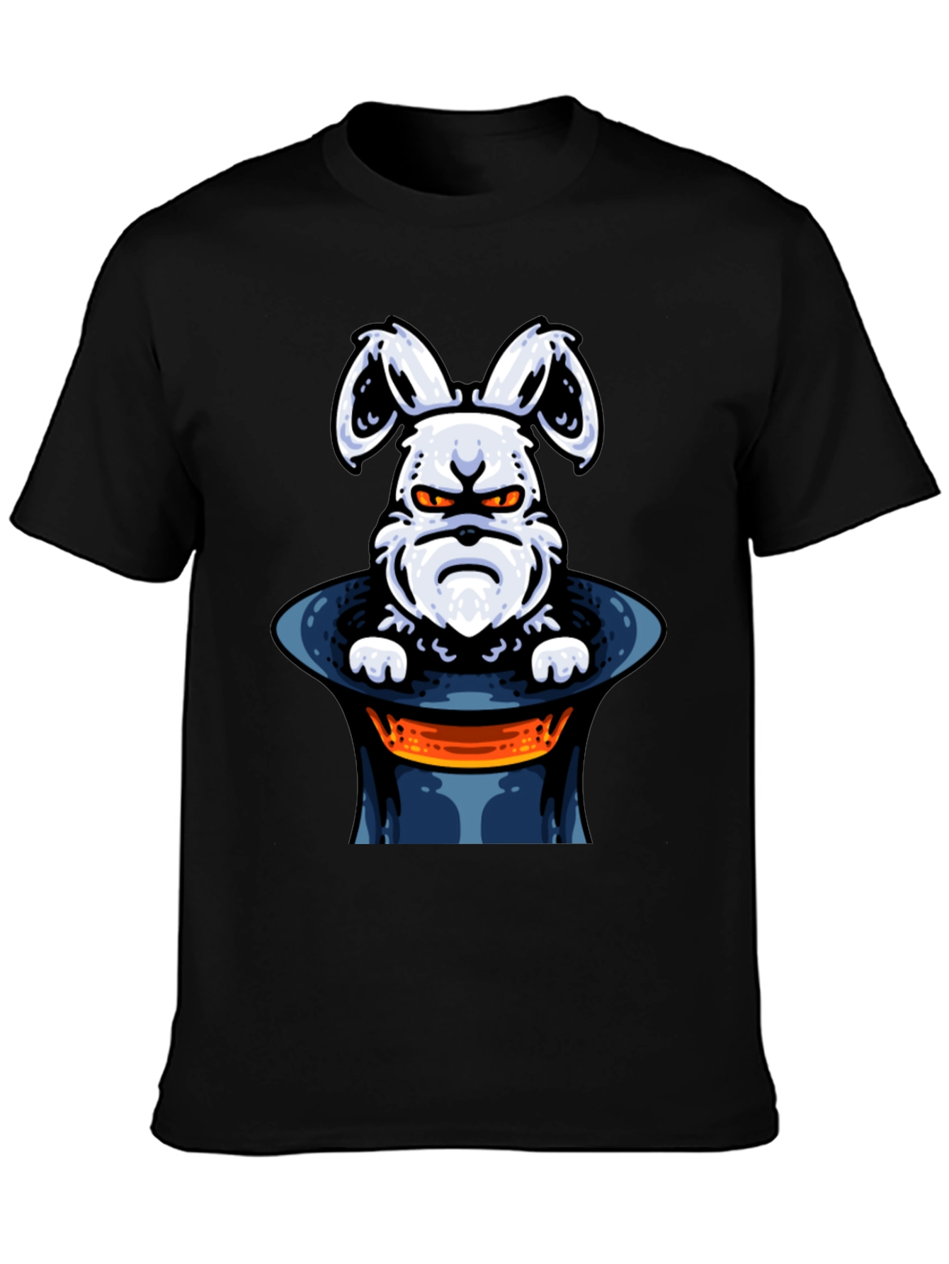 Grumpy Bunny in Hat Graphic Tee
