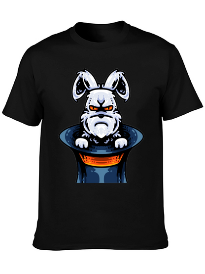 Grumpy Bunny in Hat Graphic Tee