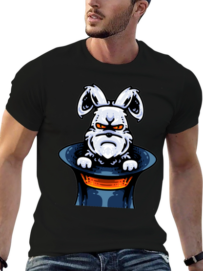 Grumpy Bunny in Hat Graphic Tee