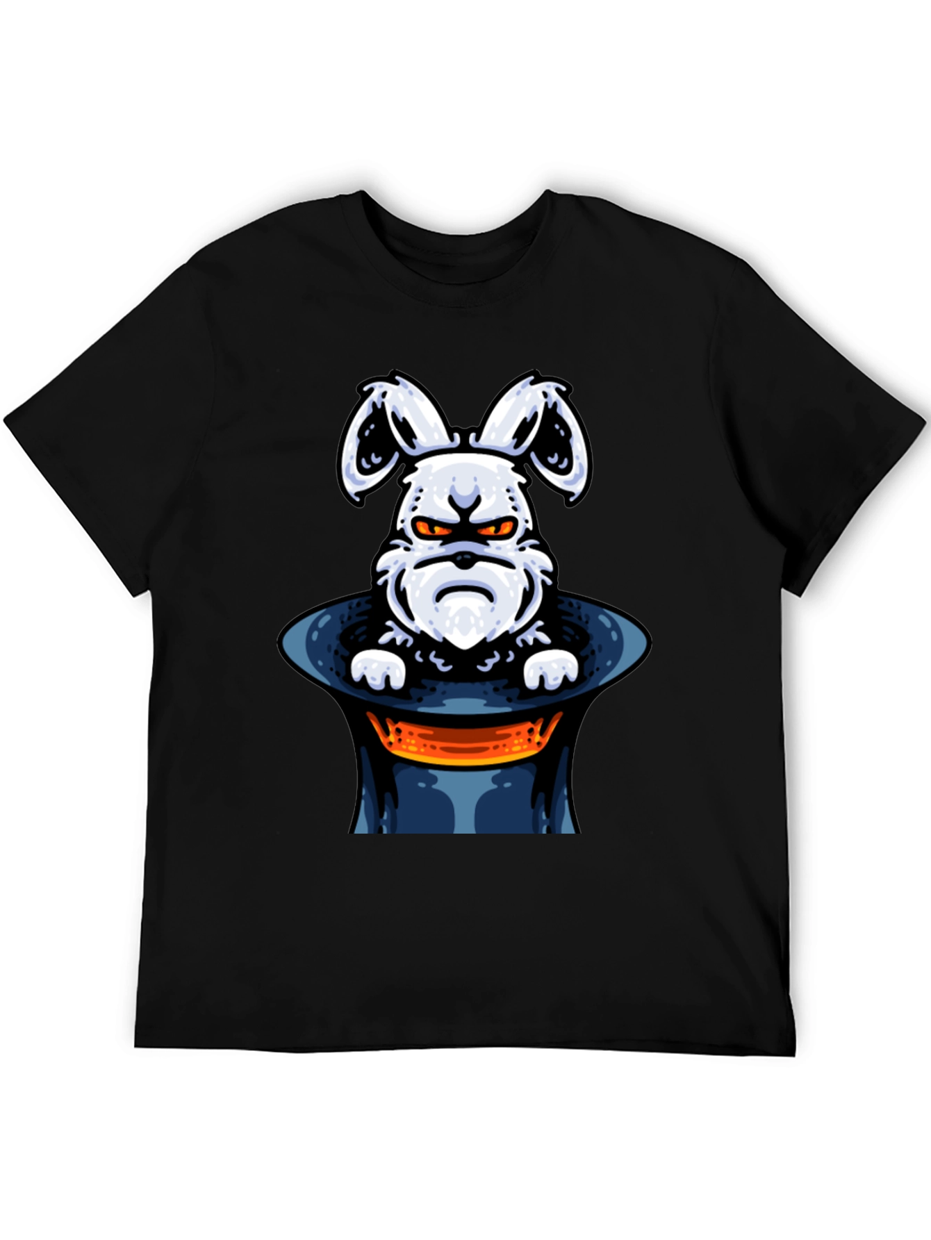 Grumpy Bunny in Hat Graphic Tee