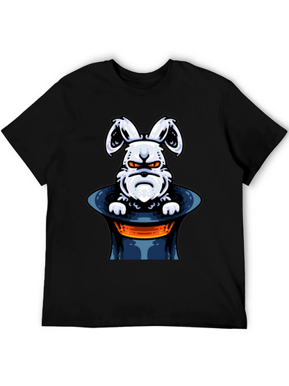 Grumpy Bunny in Hat Graphic Tee