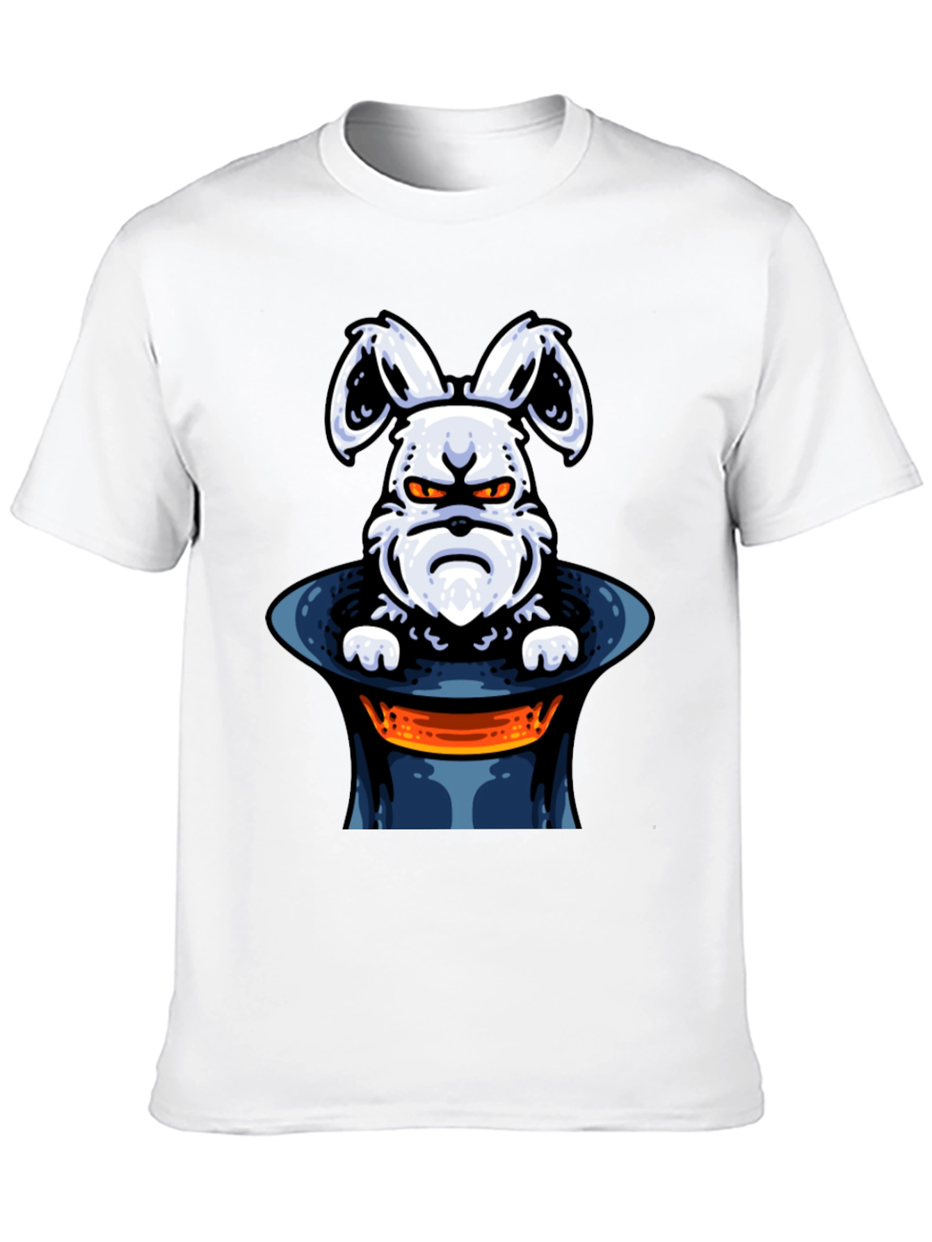 Grumpy Bunny in Hat Graphic Tee