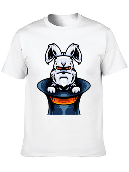 Grumpy Bunny in Hat Graphic Tee