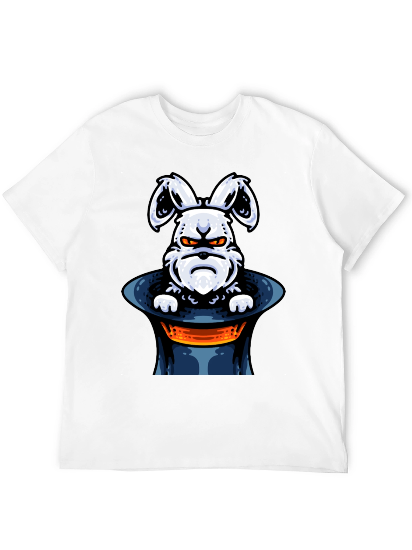 Grumpy Bunny in Hat Graphic Tee