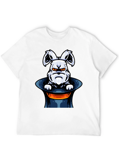 Grumpy Bunny in Hat Graphic Tee