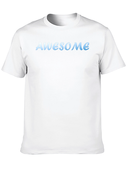 Awesome Graphic Tee - Trendy Black T-Shirt