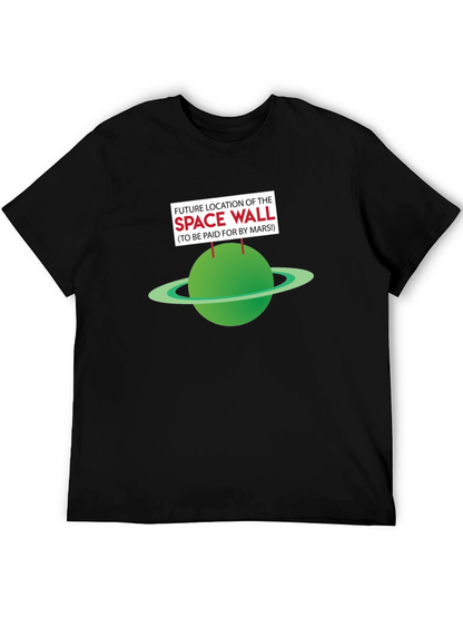 Future Space Wall T-Shirt - Paid by Mars!