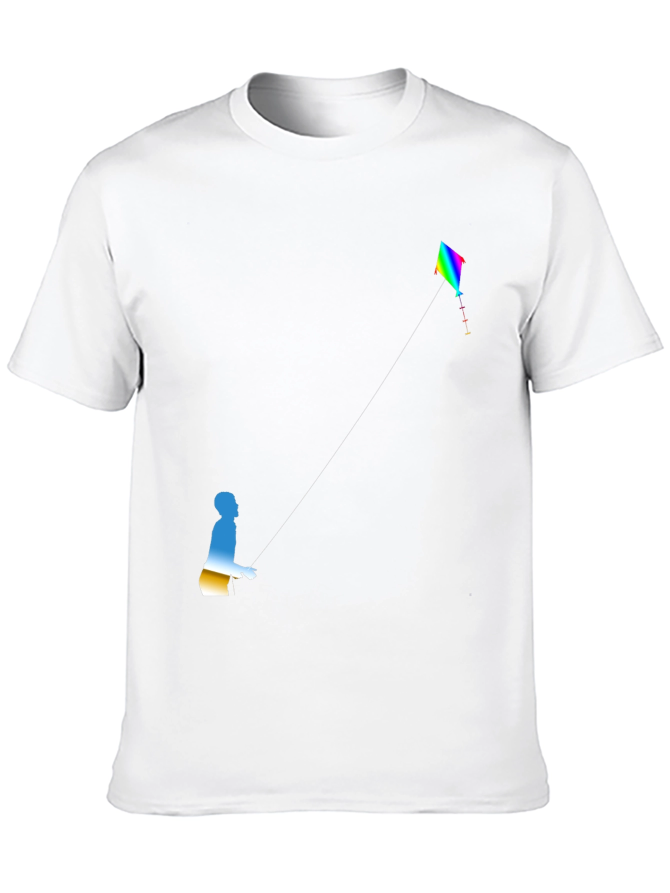 Kite Flyer Graphic Tee - Black