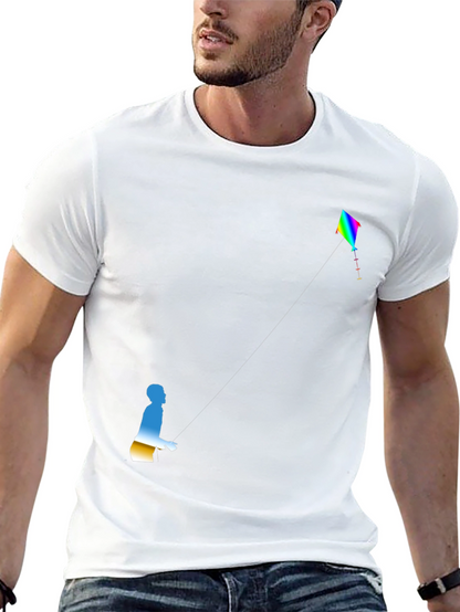 Kite Flyer Graphic Tee - Black