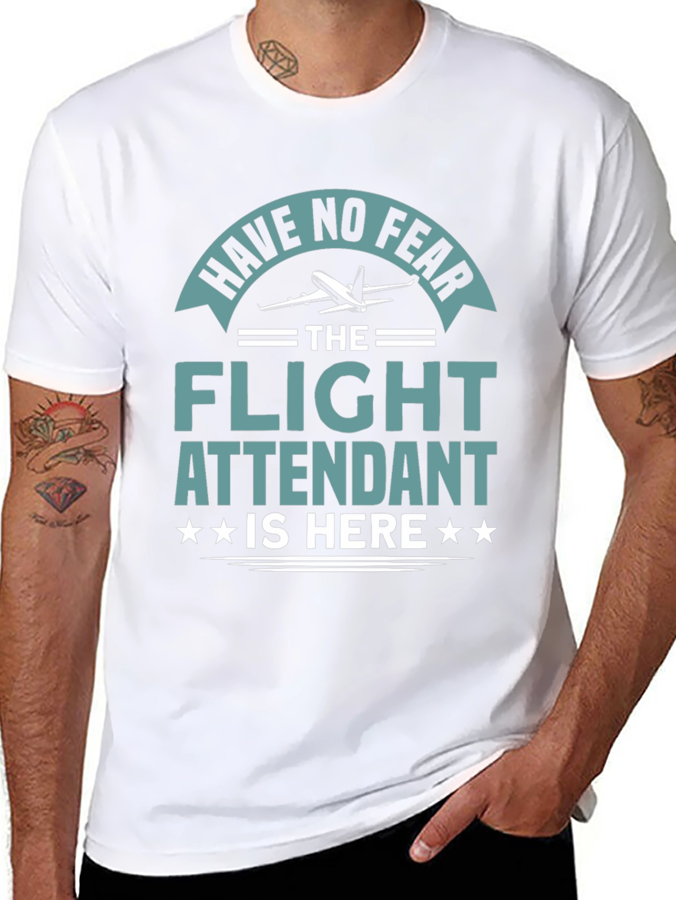 Flight Attendant T-Shirt - Funny Airplane Crew Tee