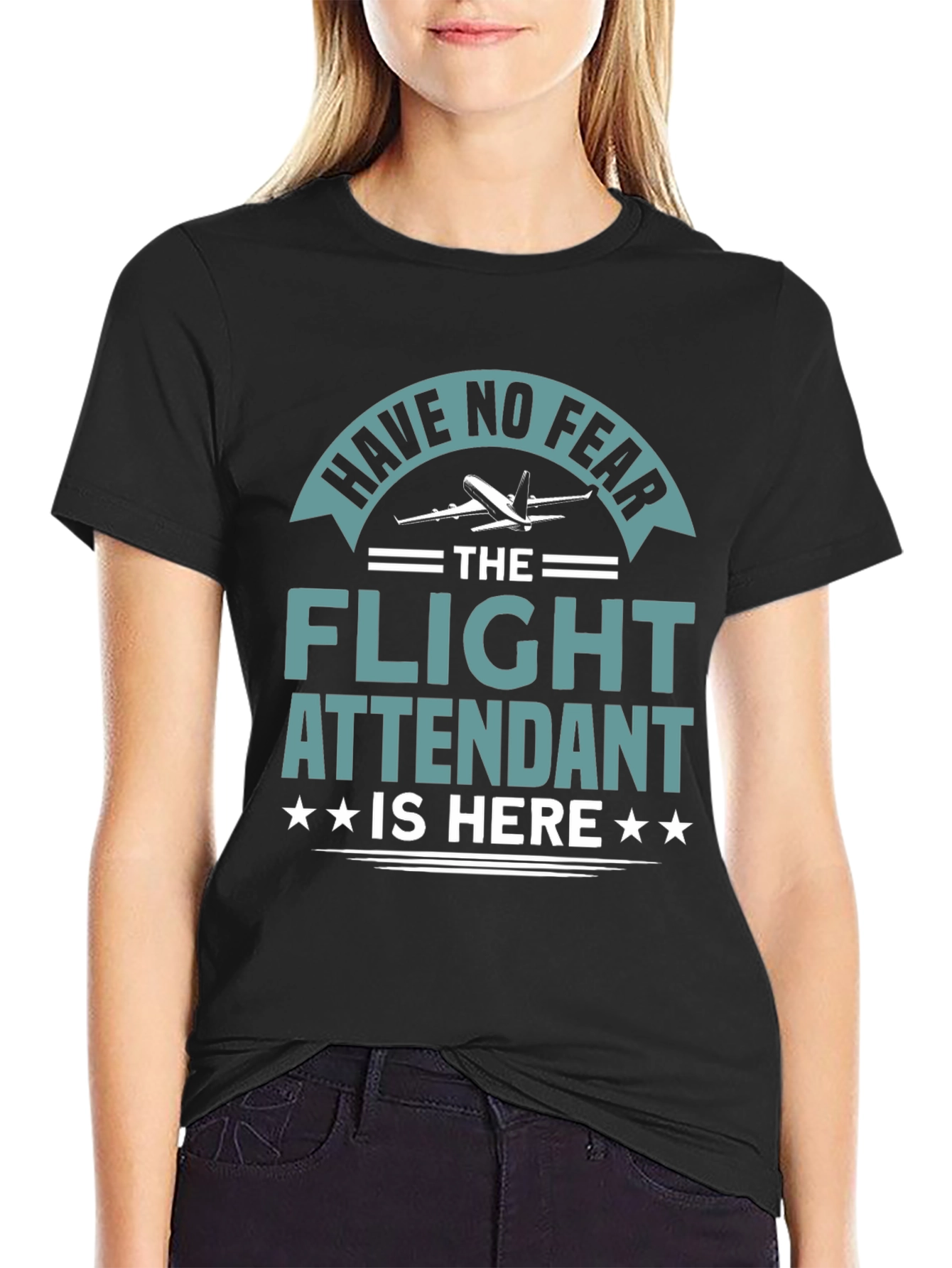 Flight Attendant T-Shirt - Funny Airplane Crew Tee