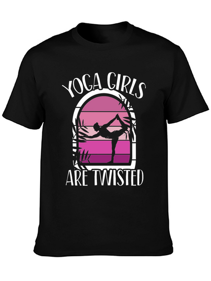 Yoga Girls Are Twisted Graphic Tee