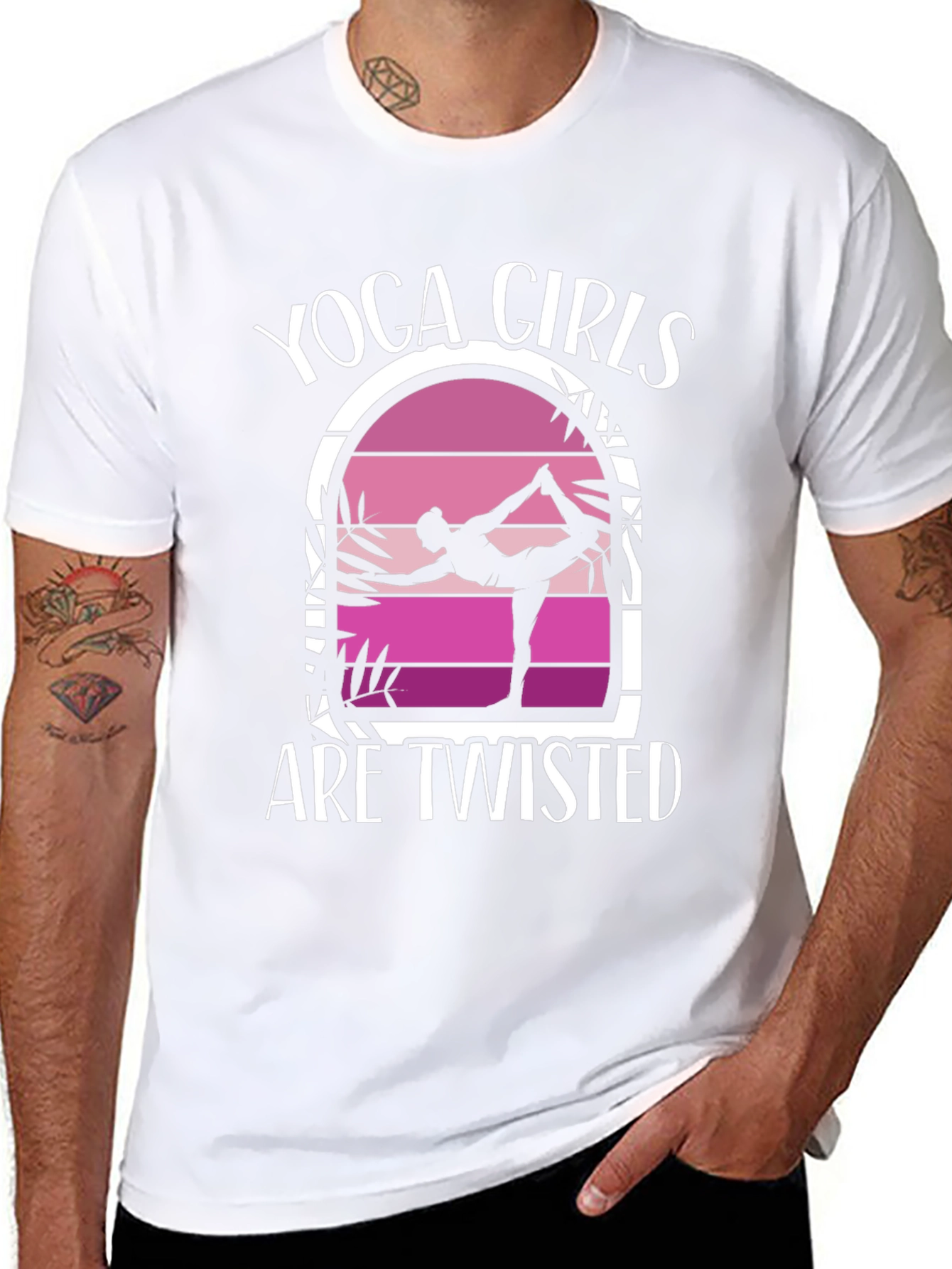 Yoga Girls Are Twisted Graphic Tee