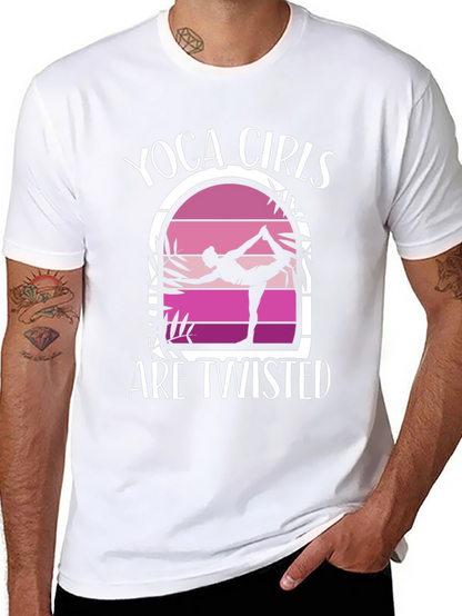 Yoga Girls Are Twisted Graphic Tee