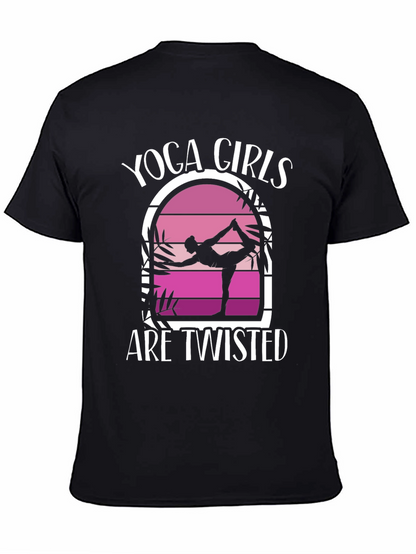 Yoga Girls Are Twisted Graphic Tee