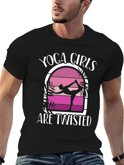 Yoga Girls Are Twisted Graphic Tee