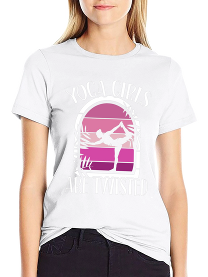 Yoga Girls Are Twisted Graphic Tee