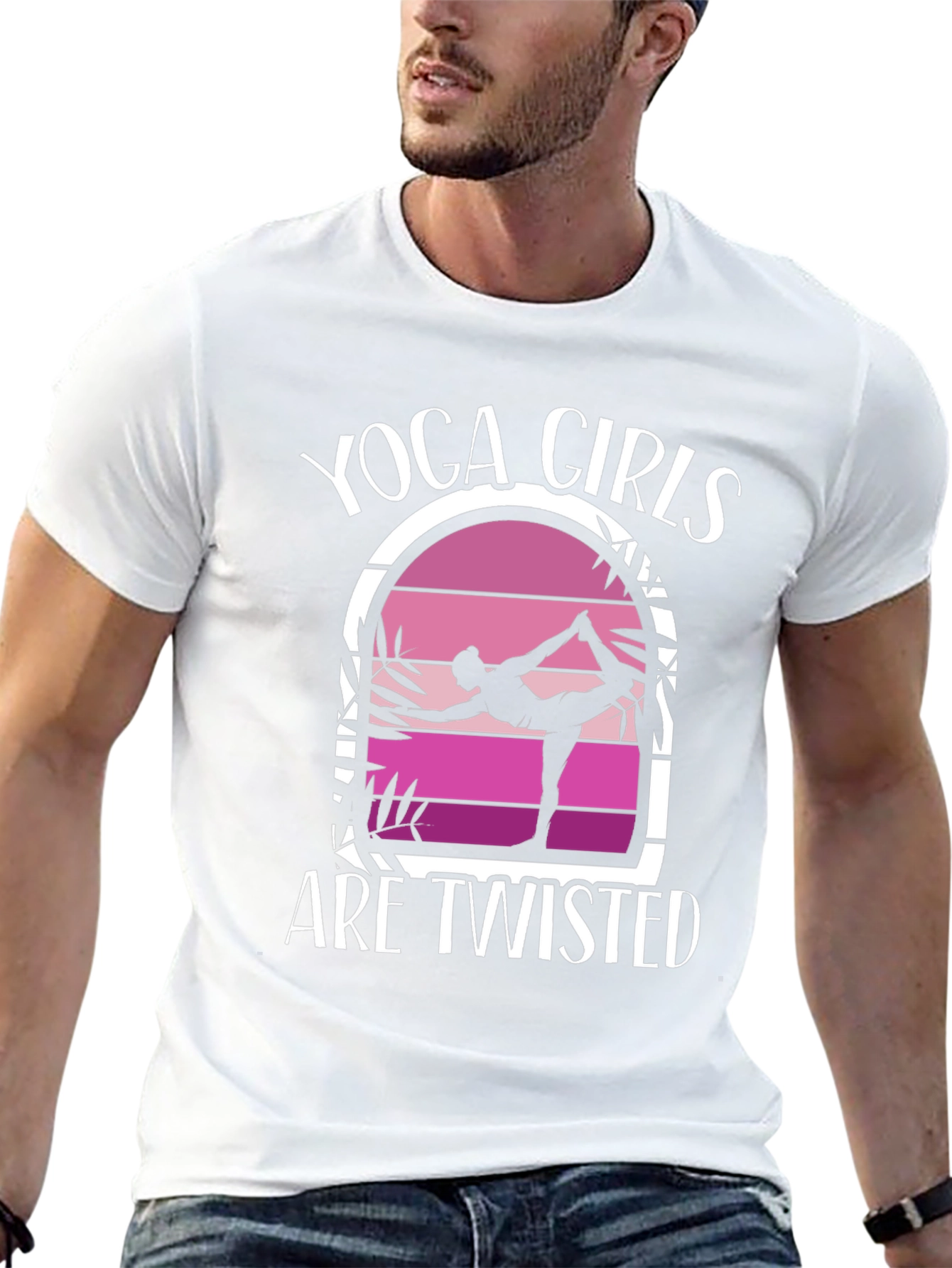 Yoga Girls Are Twisted Graphic Tee