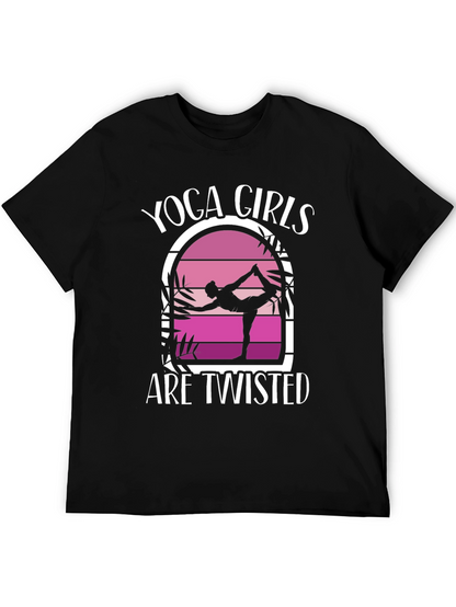 Yoga Girls Are Twisted Graphic Tee