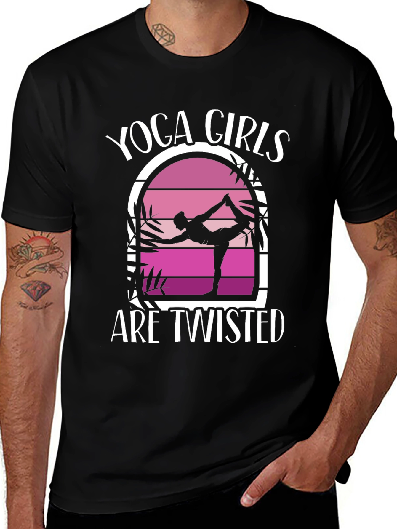 Yoga Girls Are Twisted Graphic Tee