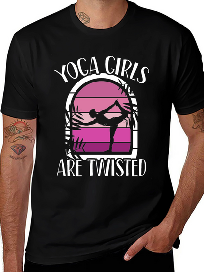 Yoga Girls Are Twisted Graphic Tee