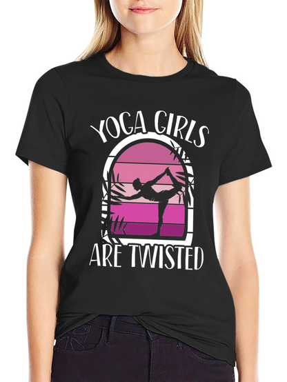 Yoga Girls Are Twisted Graphic Tee