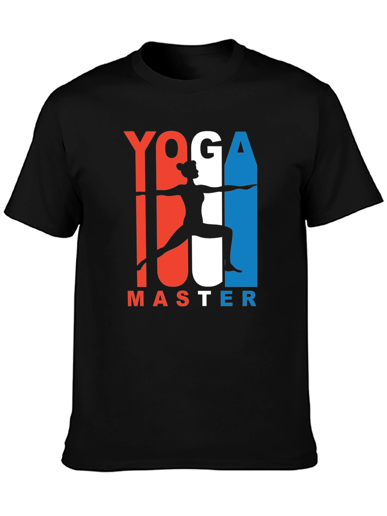 Yoga Master Graphic Tee - Black