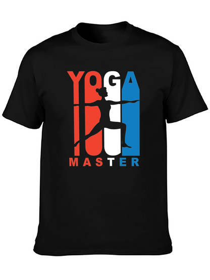 Yoga Master Graphic Tee - Black