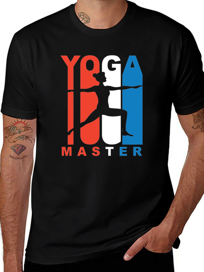 Yoga Master Graphic Tee - Black