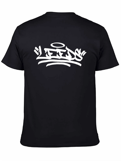 Leeds Graphic Print Black T-Shirt