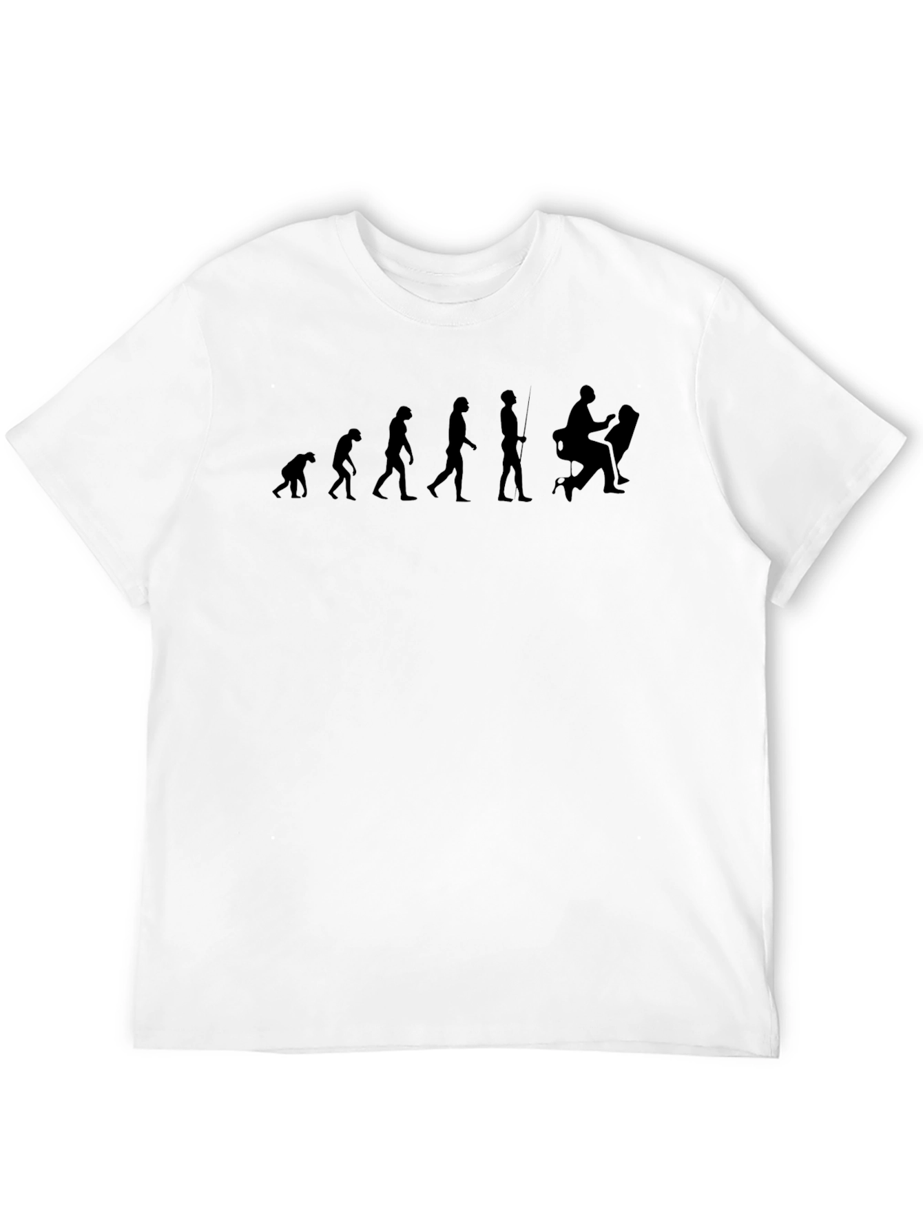 Evolution of a Gamer Black Graphic T-Shirt