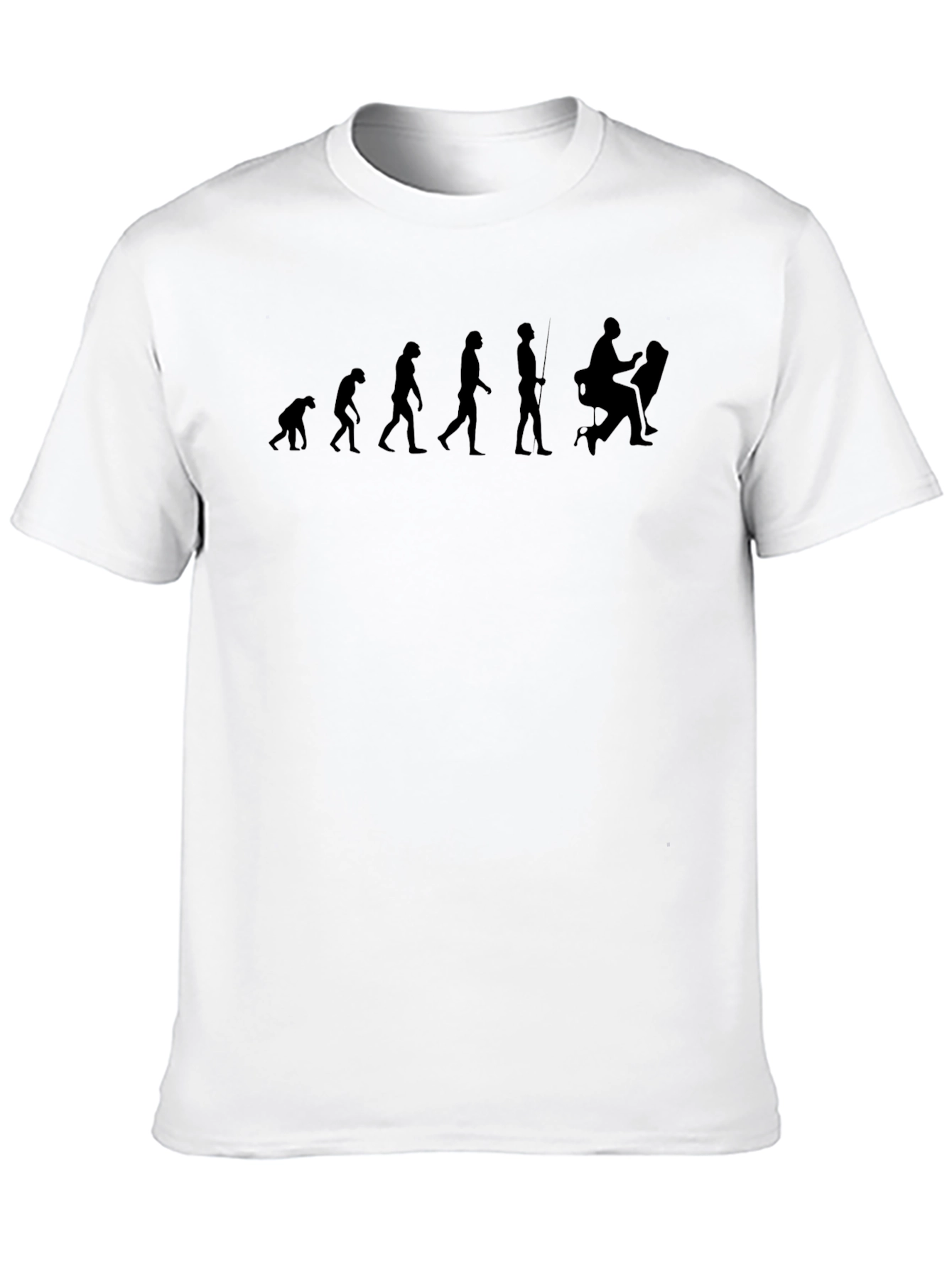 Evolution of a Gamer Black Graphic T-Shirt