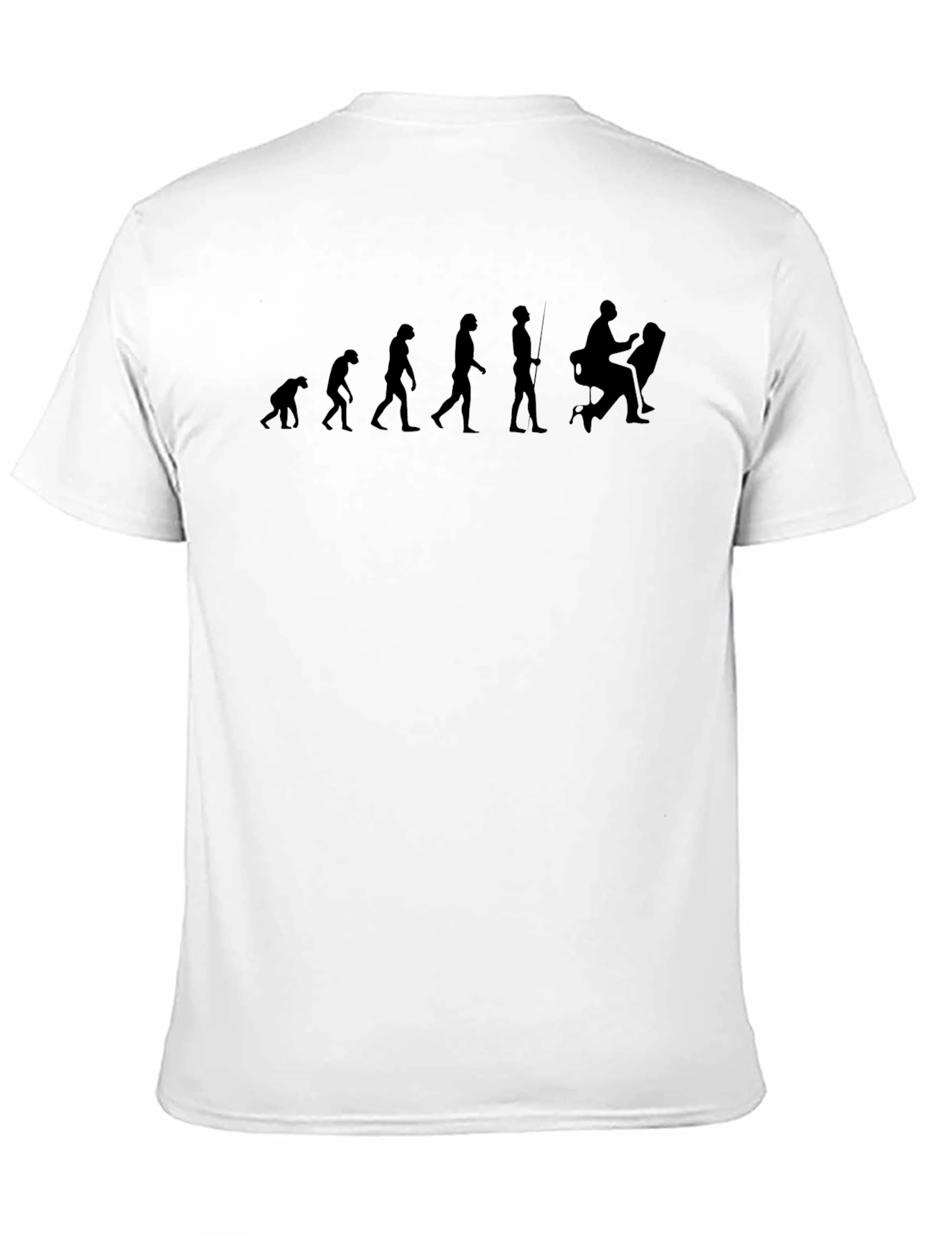 Evolution of a Gamer Black Graphic T-Shirt