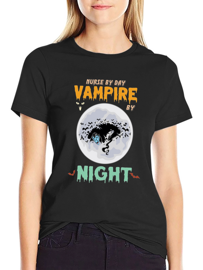 Nurse Vampire T-Shirt - Halloween Apparel