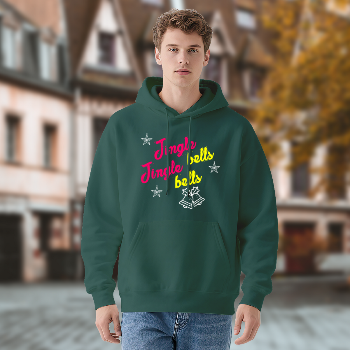 Trendy Hooded Sweatshirt - Inspirational Quote