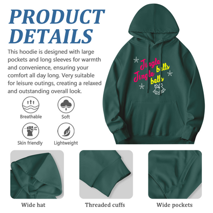 Trendy Hooded Sweatshirt - Inspirational Quote