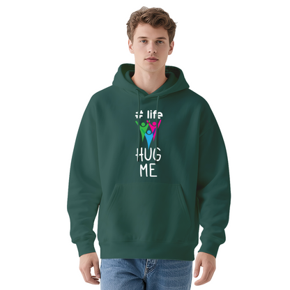 Colorful Life Hug Me Abstract Hoodie