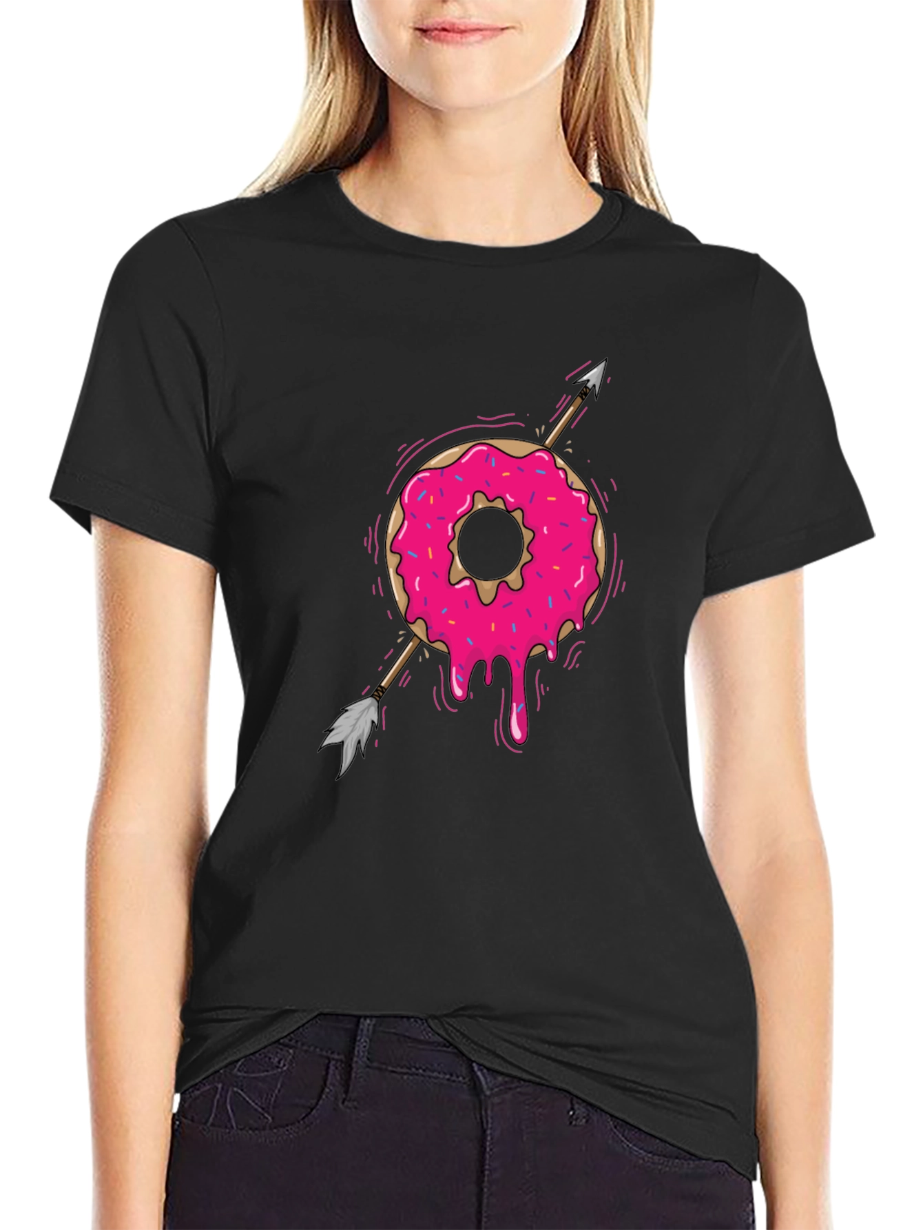 Donut Arrow T-Shirt - Sweet Graphic Tee