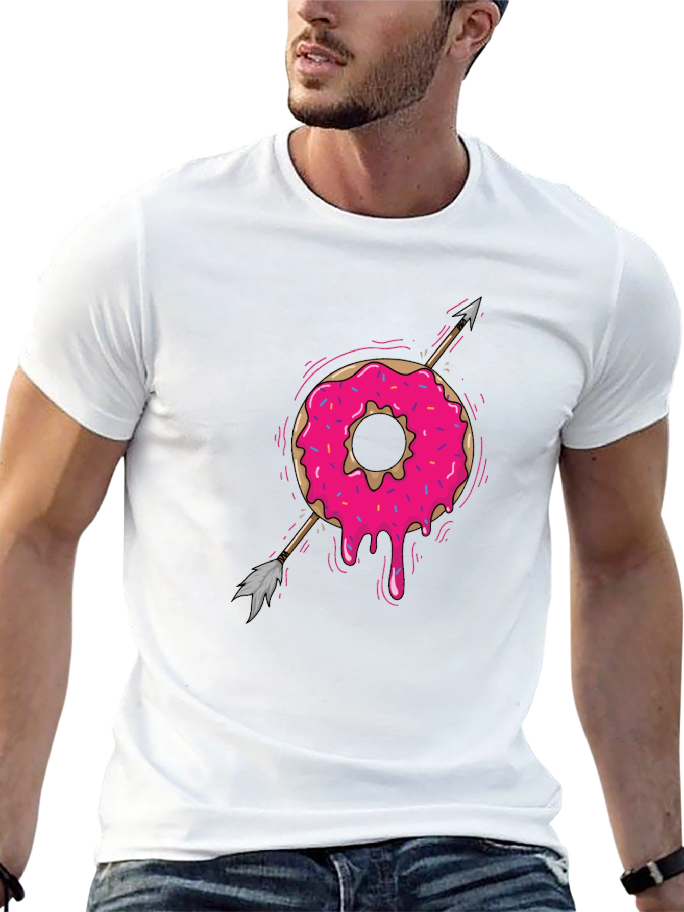 Donut Arrow T-Shirt - Sweet Graphic Tee