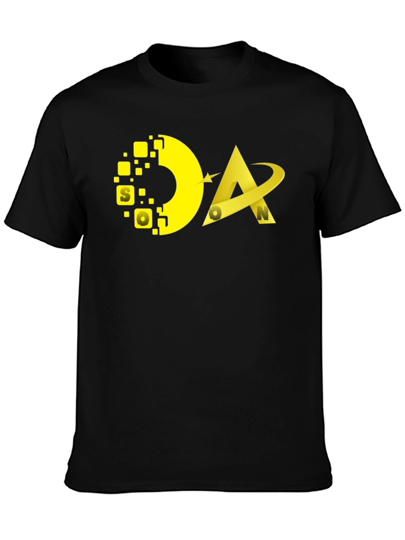 Stylish Black Graphic Tee - DASON