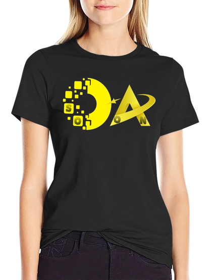 Stylish Black Graphic Tee - DASON
